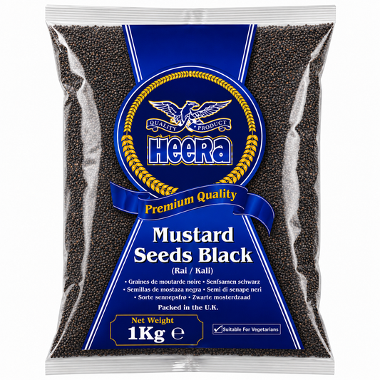 HEERA BLACK MUSTARD SEEDS 1KG