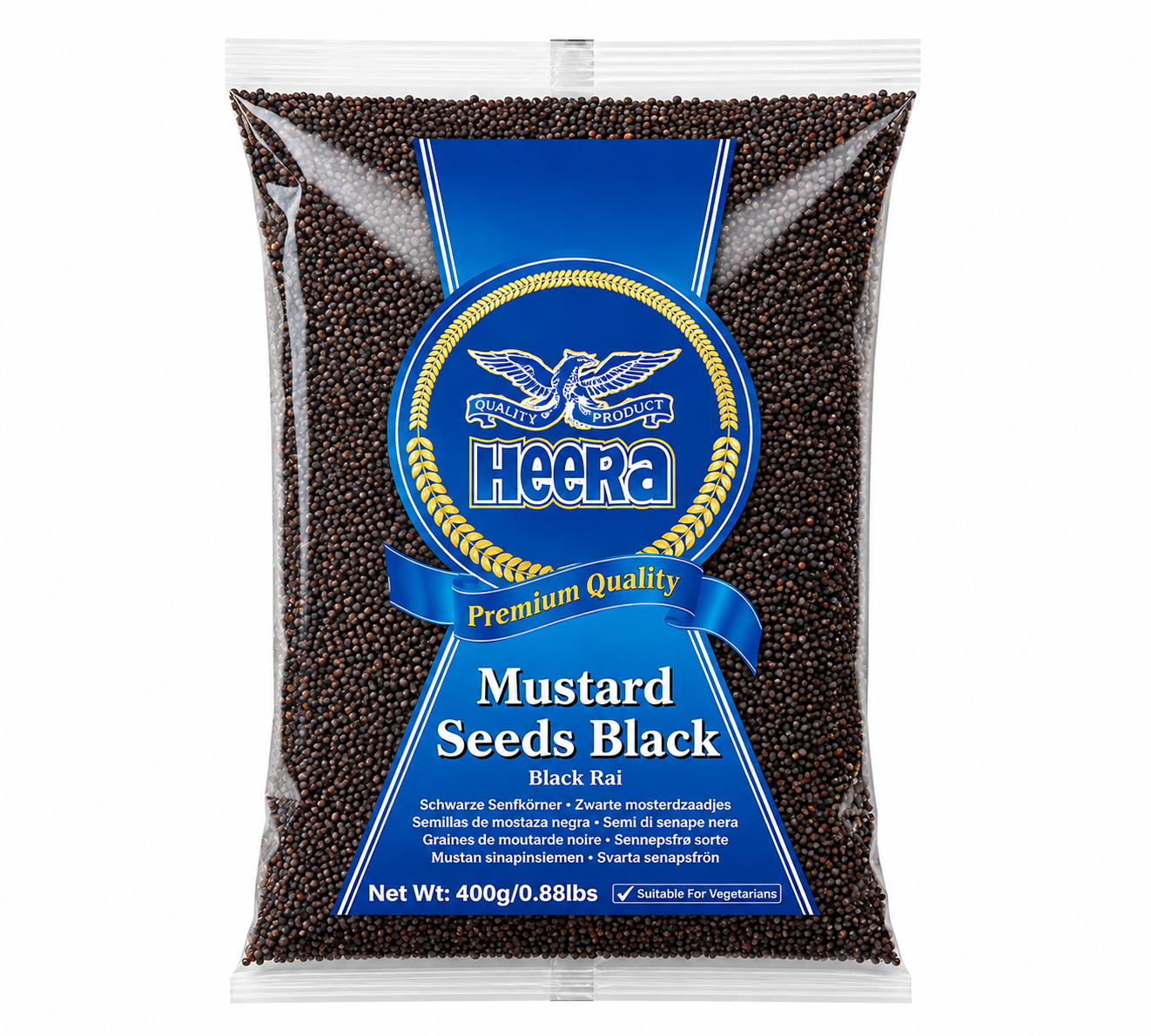 HEERA BLACK MUSTARD SEEDS 400G