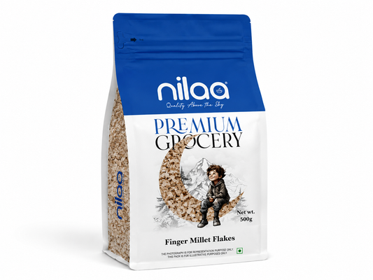 Nilaa Finger Millet Flakes ( Ragi Flakes) - 500g