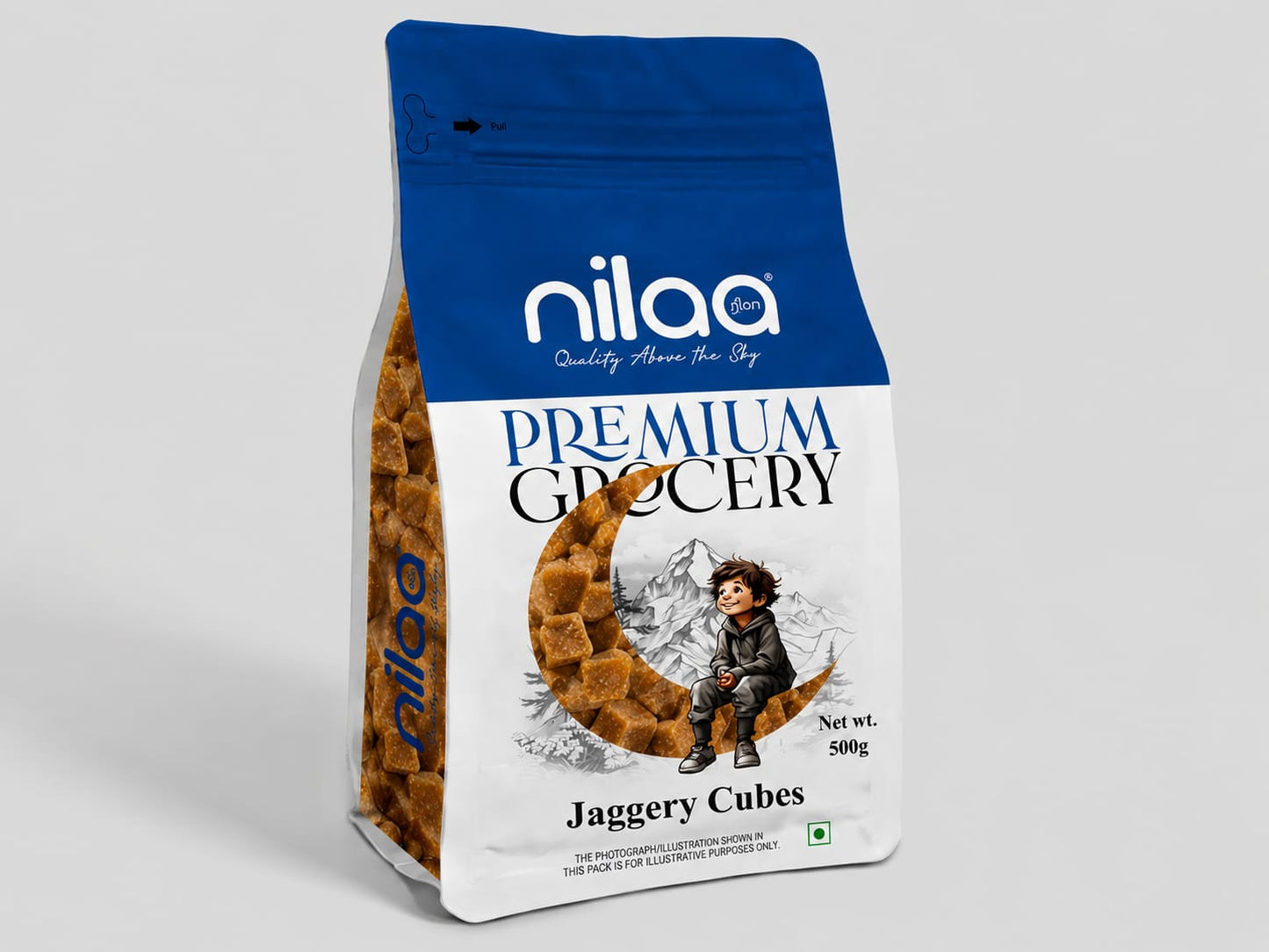 Nilaa Premium Jaggery Cubes (Wholesale)- 500g