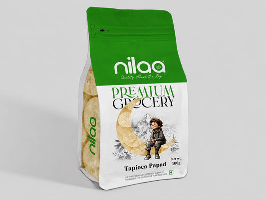Nilaa Tapioca Papad Round - 100g