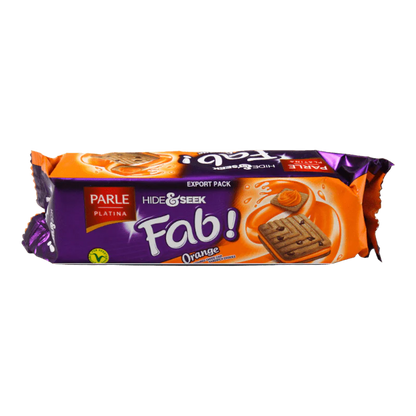 Parle Hide & Seek Fab Orange Cookies 125g || Orange Cream