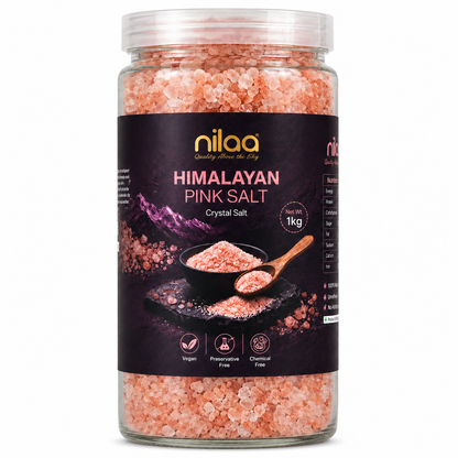 Nilaa Himalayan Pink Rock Salt 1Kg || Crystal Salt Wholesale