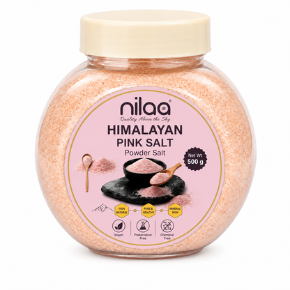 Nilaa Himalayan Pink Powder Salt 500g || Fine Pink Salt Wholesale