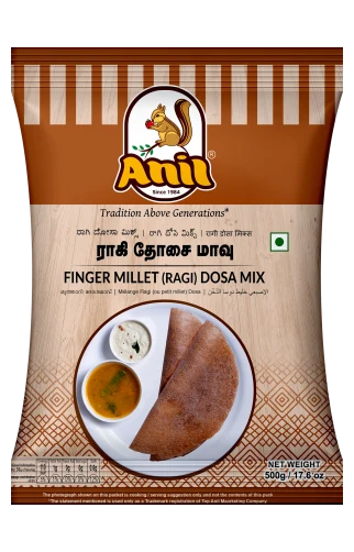 Anil Ragi Dosa Flour, Cholam Dosa Mix & Murukku Flour Combo Pack of 3x500g
