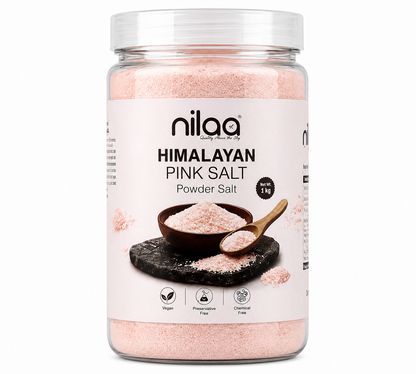 Nilaa Himalayan Pink Powder Salt 1Kg || Premium Rock Salt