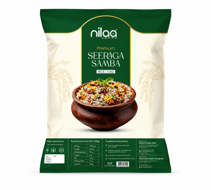 NILAA SEERAGA SAMBA | Biryani Rice | Jeera Rice - 5kg