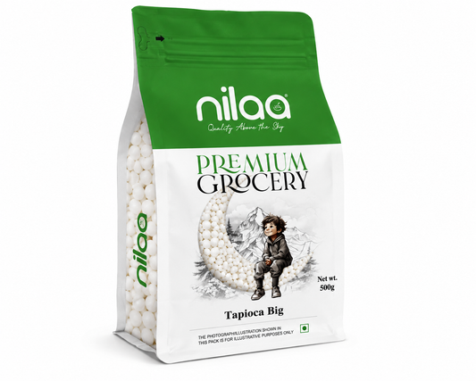 Nilaa Tapioca Pearl (Sago-Big) - 500G