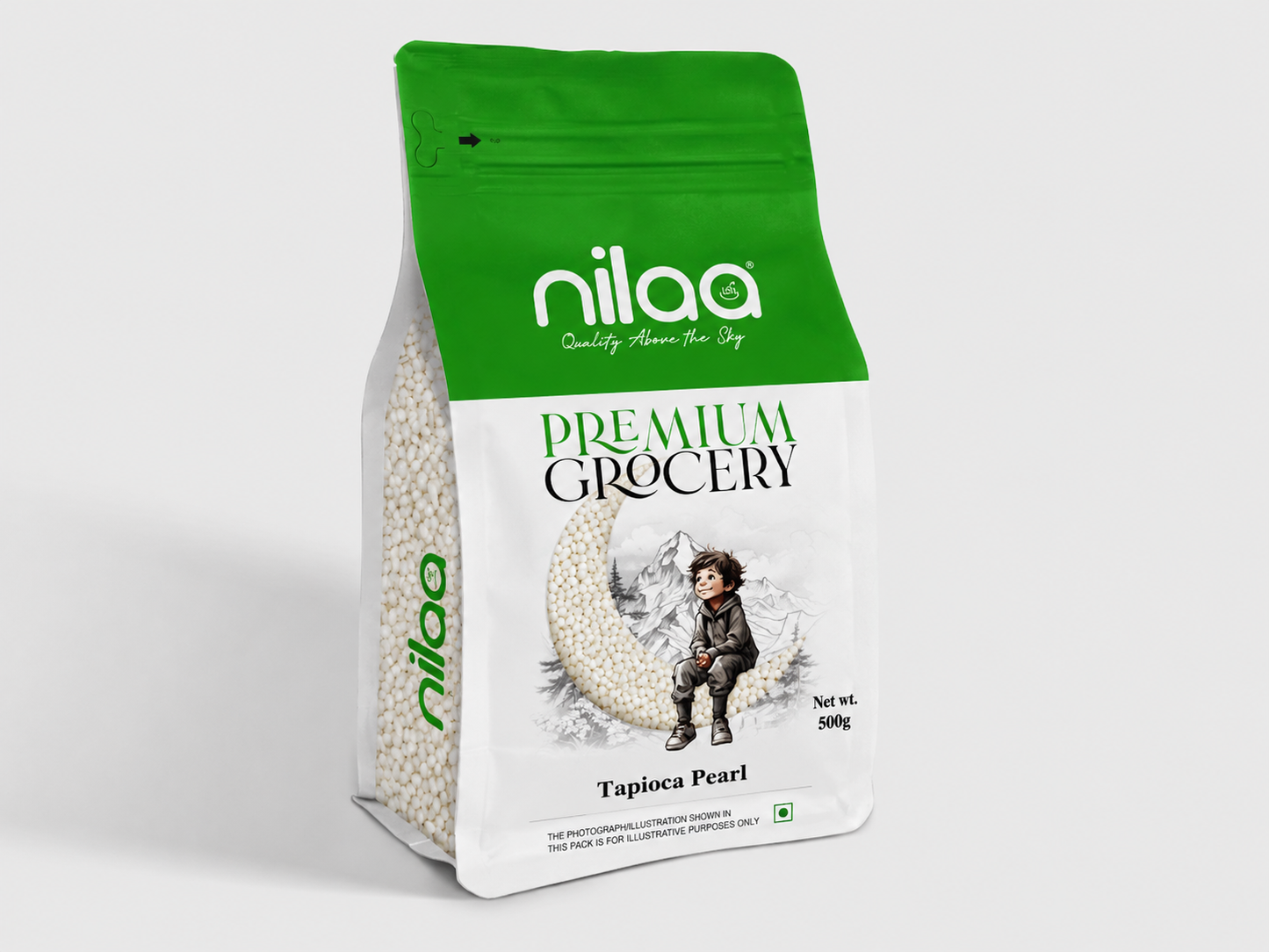Nilaa Tapioca Pearl (Sago-Small) - 500g