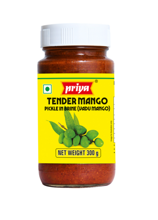 Tender Mango Pickle In Brine (Vadu mango) - 300g