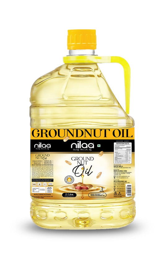 Nilaa Cold Pressed Groundnut Oil - 3L