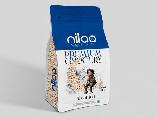 Nilaa Premium Urad Dal Whole Skin out | Vellai Ulunthu  - 1kg