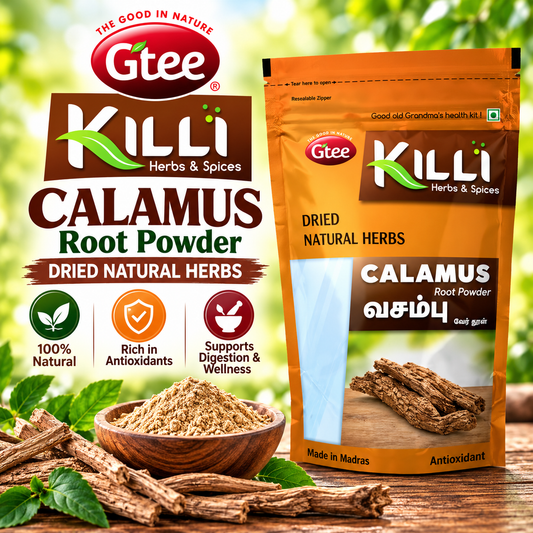 KILLI Vasambu Root Powder 100g  || Premium Calamus Powder
