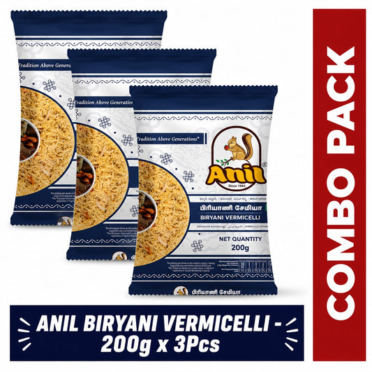 COMBO PACK | ANIL BIRYANI VERMICELLI – 200g x 3Pcs