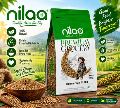 Nilaa Brown Top Millet 500g | Premium Kula Samai Millet