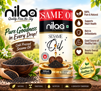 Nilaa Cold Pressed Sesame Oil Wholesale 500ml || Gingelly Oil