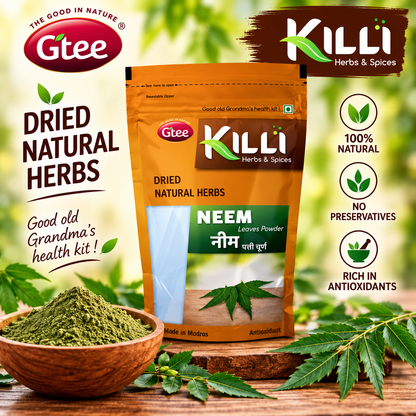 KILLI Neem Leaves Powder 100g ||  Premium Vembu Herbal Powder
