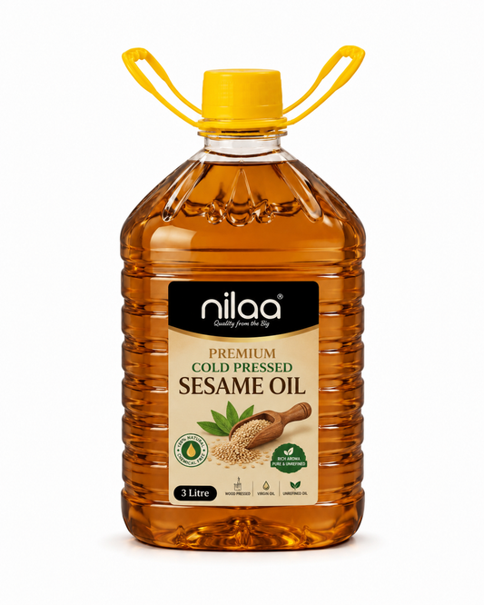 Nilaa Premium Cold Pressed Sesame Oil – 3 L