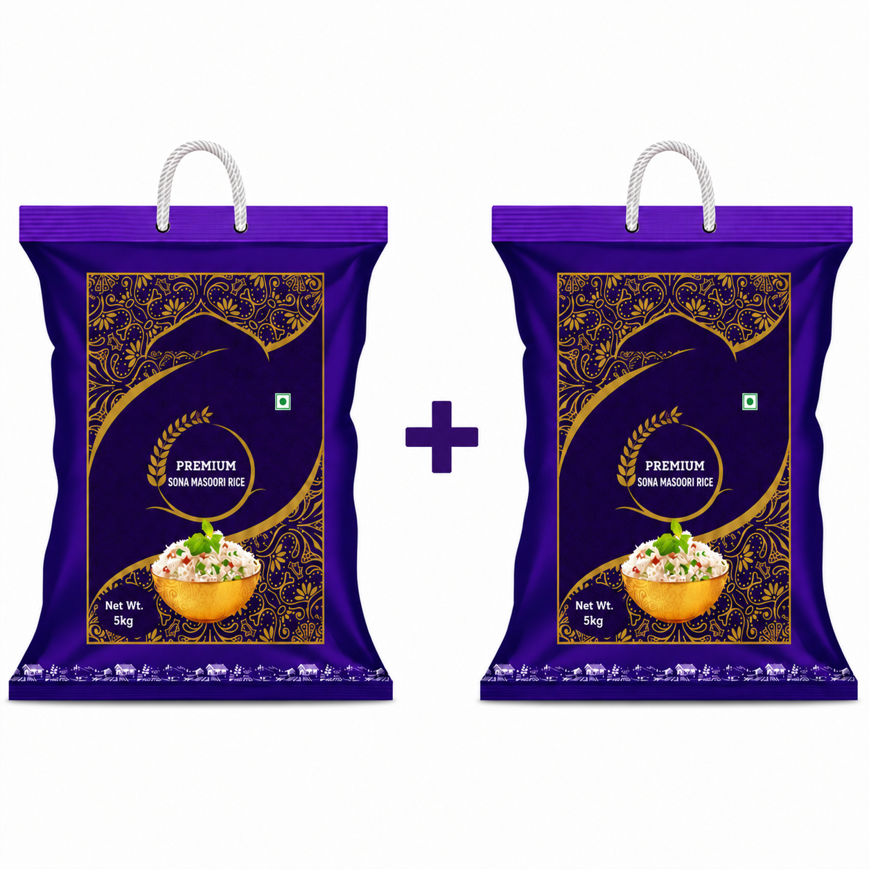 Nilaa Sona Masoori Rice (Raw) - 10Kg