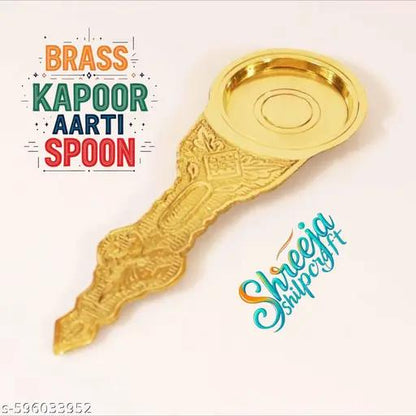 Brass Camphor Holder( Karpoora Aarathi Thattu)