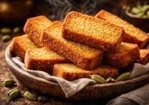 Parle Elaichi Rusk 200g || Crispy Cardamom Tea Rusk