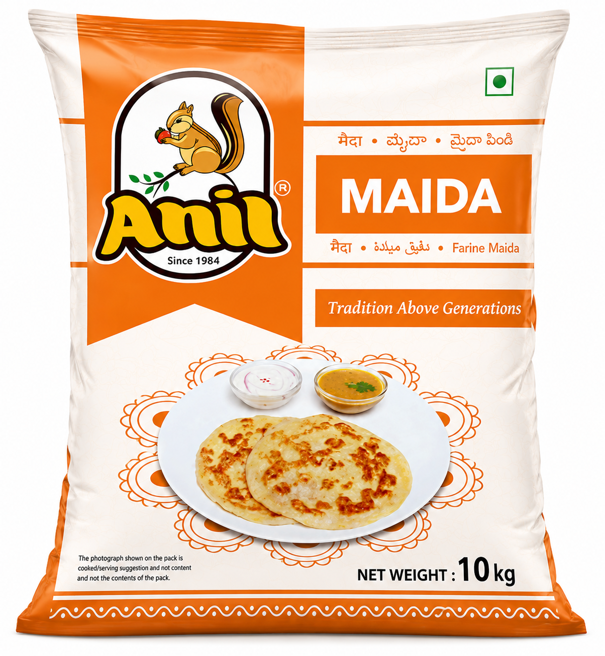 Anil Refined Wheat Flour (Maida) - 10Kg