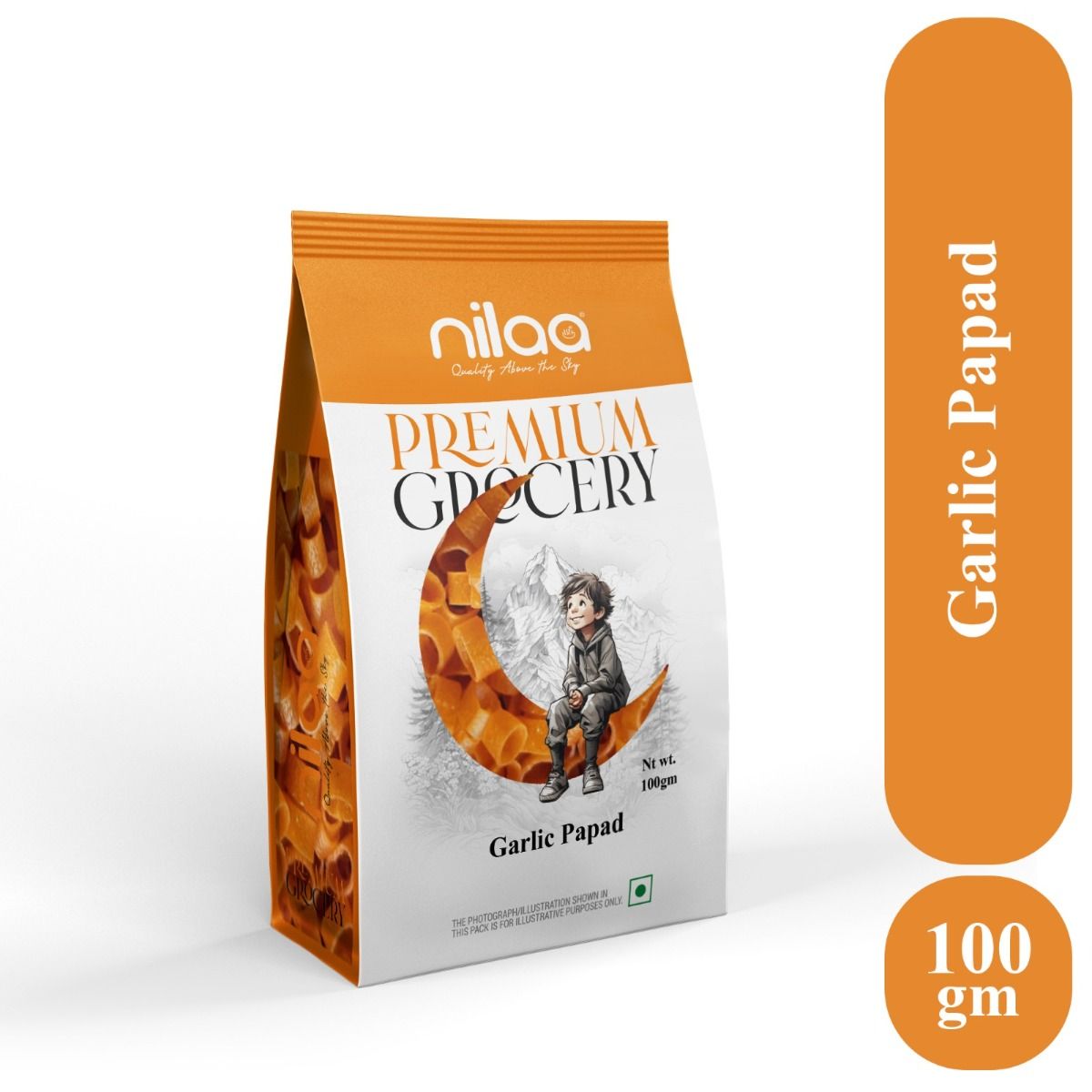 Nilaa Garlic Papad -100g