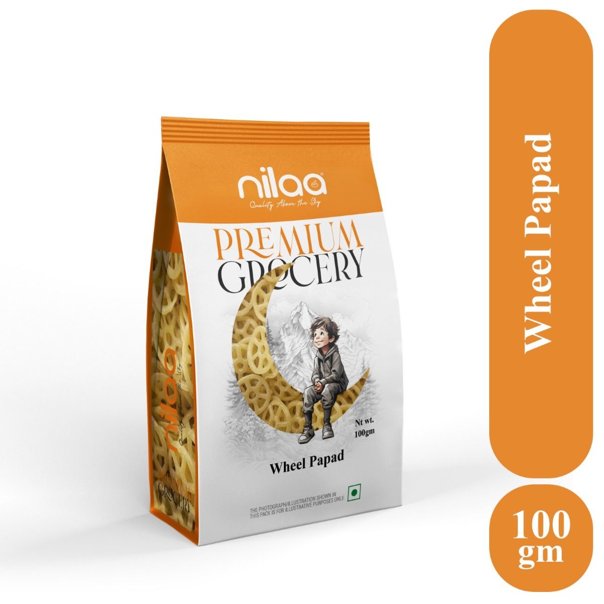 Nilaa Wheel Papad - 100g