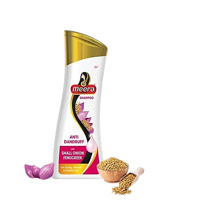 Meera Anti Dandruff Shampoo - With Small Onion & Fenugreek - 200 ml