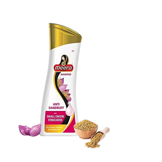Meera Anti Dandruff Shampoo - With Small Onion & Fenugreek - 200 ml
