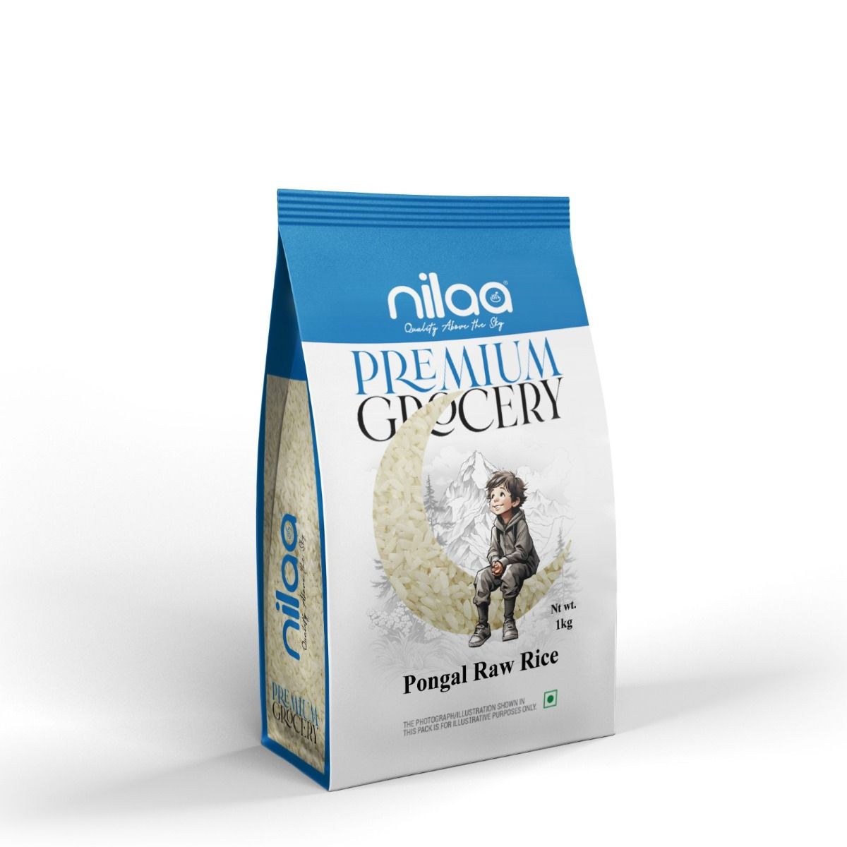 Nilaa Pongal Raw Rice (Pacharisi) (Wholesale) - 1Kg