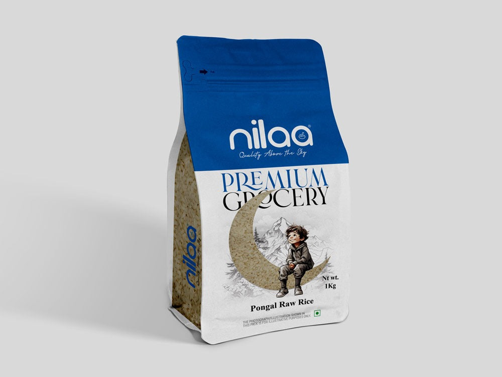 Nilaa Pongal Raw Rice (Pacharisi) - 1Kg