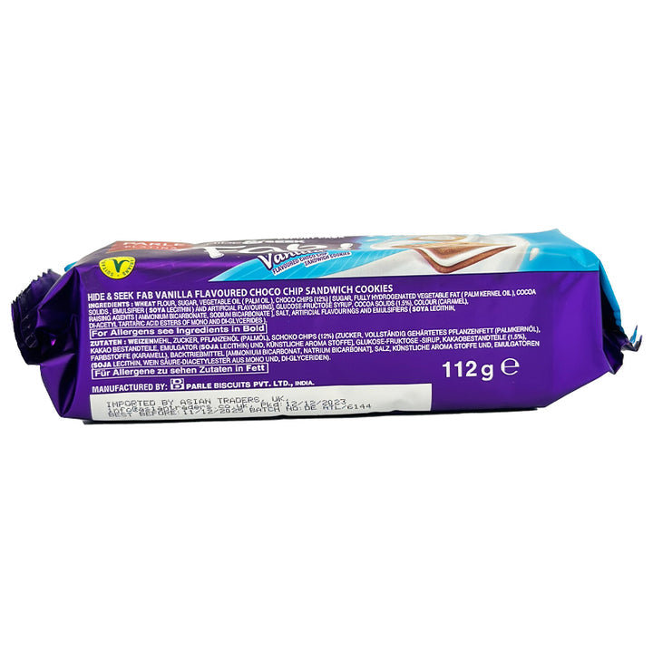 Parle Hide & Seek Fab Vanila 112gm