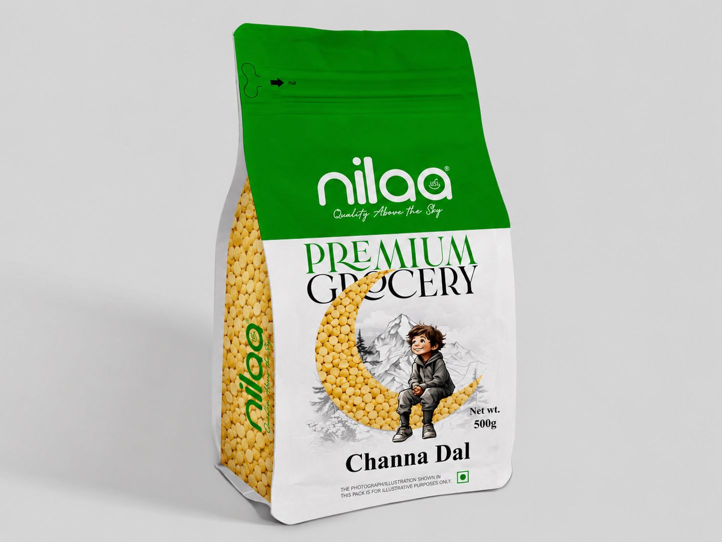 Nilaa Premium Channa Dal - 500g