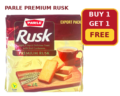 Parle Elaichi Rusk 200g || Crispy Cardamom Tea Rusk