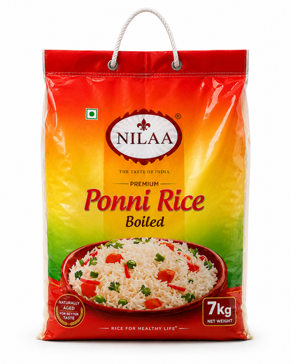 Nilaa Premium Ponni Boiled Rice - 7kg