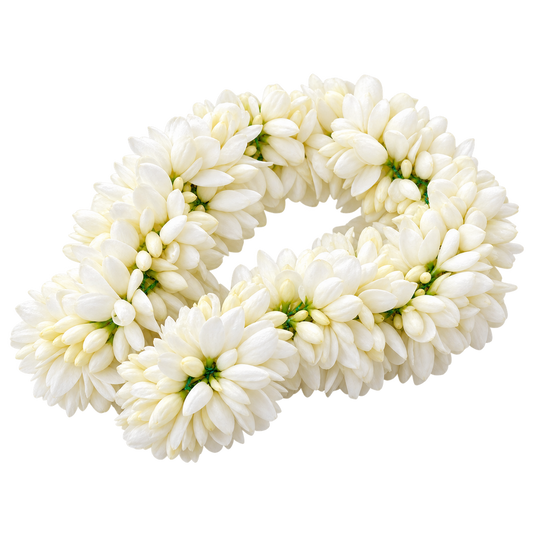 Fresh Jasmine (Mullai) Flower String – 1 ft (30 cm)