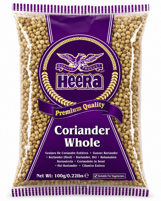 HEERA CORIANDER WHOLE (INDOORI DHANA) 100G