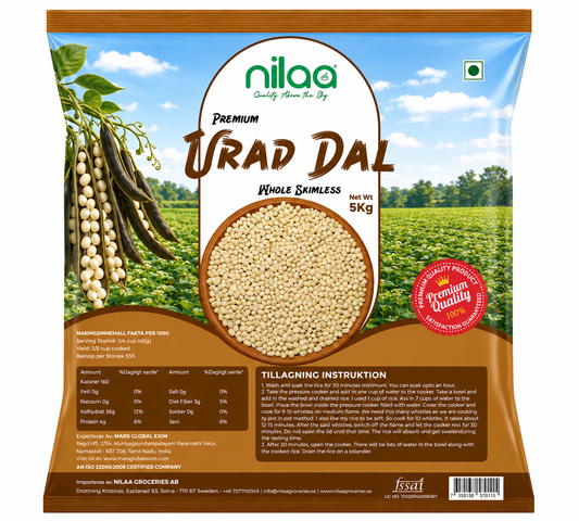 Urad Dal Whole Skin out - 5 KG